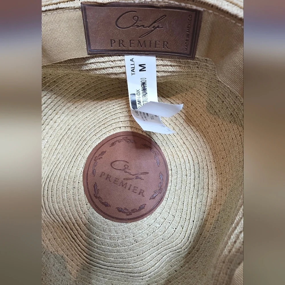 Premier Two-Tone Wide Brim Sun Hat in Yellow and Navy